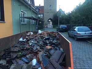 Aufr&auml;umarbeiten haben begonnen