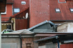 Windhose w&uuml;tet in Ellrich