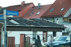 Windhose w&uuml;tet in Ellrich