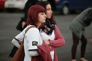 Fans gucken Deutschland gegen Polen