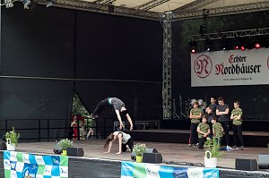 Insgesamt 17 Choreographien zeigte die Tanzschule Taimba zum diesj&auml;hrigen Rolandsfest auf der Theaterb&uuml;hne