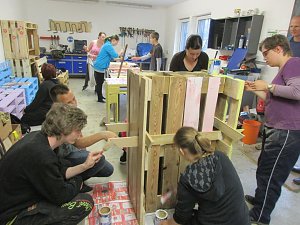 Europaletten mal anders - Entstehensprozess