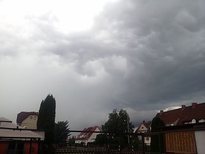 Unwetter &uuml;ber Bleicherode