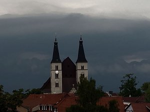Dunkle Wolken &uuml;ber Nordhausen