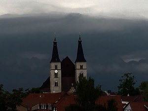 Dunkle Wolken &uuml;ber Nordhausen