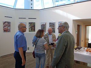 Vernissage in der Galerie der Kreissparkasse Nordhausen