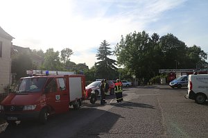 Brand in der "Frohen Zukunft" in Nordhausen