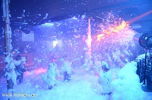 Schaumparty in der Webe