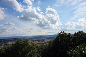 Blick von der Neust&auml;dter Burg Hohnstein