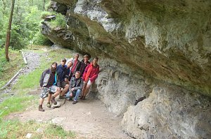Geotechnik-Studierende der Hochschule Nordhausen auf Exkursion