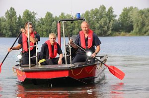 W&uuml;rzburger Feuerwehr &uuml;bte in Nordhausen