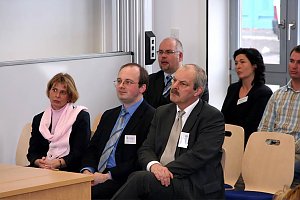Drei der Initiatoren des Foroms (v.l. Prof. Dr. Stein, Prof. Dr. Zahradnik, Prof. Dr. Knies)