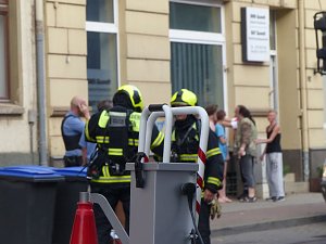 Wohnungsbrand mit vier Verletzten