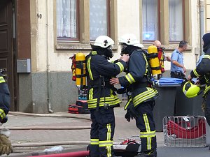 Wohnungsbrand mit vier Verletzten