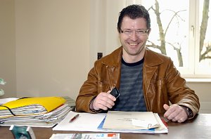 am Scheibtisch der Oberbürgermeisterin