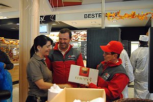 DRK Sanit&auml;tsgruppe zu Gast im Mc Donalds Restaurant Nordhausen