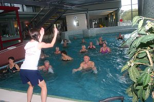 Gro&szlig;er Andrang heute Vormittag beim Seniorenschwimmen