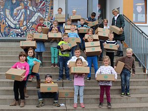 Erste P&auml;ckchen abgeholt