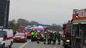 Schwerer Unfall auf der A 38