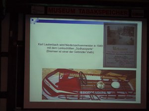 Vortrag im Tabakspeicher