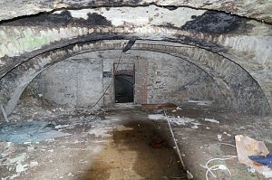 Dieser Keller soll erhalten bleiben. Er diente auch als Luftschutzkeller im Krieg