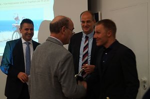 Ehrung der Sportchampions- und botschafter