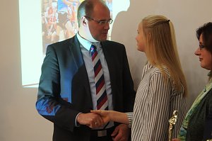 Ehrung der Sportchampions- und botschafter