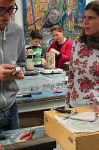 Bastelabend in der Jugendkunstschule