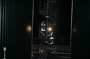 &Uuml;bung in der Biomethan-Anlage der EVN