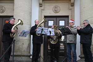 Weihnachtsmarkt am Nordh&auml;user Theater er&ouml;ffnet