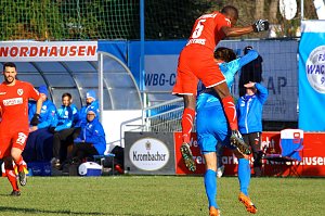 Wacker Nordhausen und Energie Cottbus trennen sich torlos.