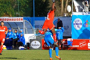 Wacker Nordhausen und Energie Cottbus trennen sich torlos.