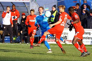 Wacker Nordhausen und Energie Cottbus trennen sich torlos.