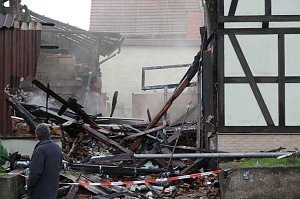 Brand in Auleben - der Tag danach