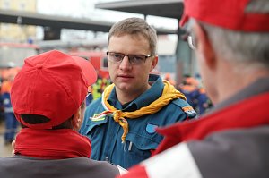Empfangen und verteilt