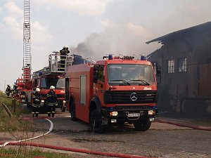 Brand am Bahnhof