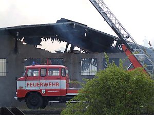Brand am Bahnhof