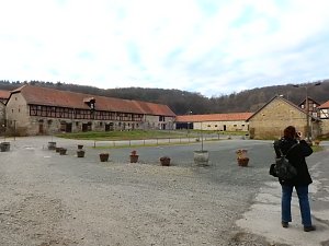 Peter Blei unterwegs im Kloster Michaelstein bei Blankenburg