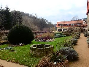 Peter Blei unterwegs im Kloster Michaelstein bei Blankenburg