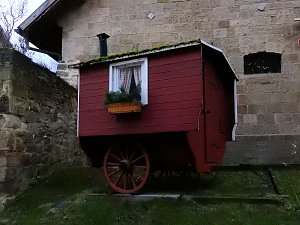 Peter Blei unterwegs im Kloster Michaelstein bei Blankenburg