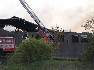 Brand am Bahnhof