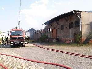 Brand am Bahnhof