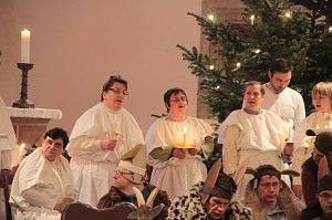 Weihnachtsgottesdienst der Nordth&uuml;ringer Lebenshilfe