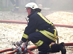 Brand am Bahnhof