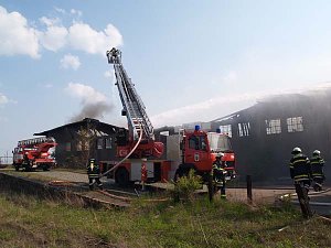 Brand am Bahnhof