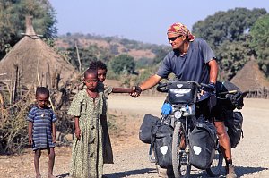 Thomas Meixner ist mit seinem Fahrrad von Deutschland bis nach S&uuml;dafrika gefahren