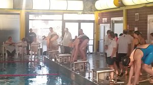 Die Nordh&auml;user Schwimmer beim Neujahrscup in Northeim