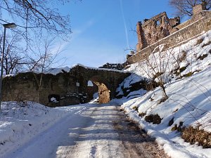 Winter auf der Ruine