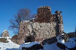 Winter auf der Ruine