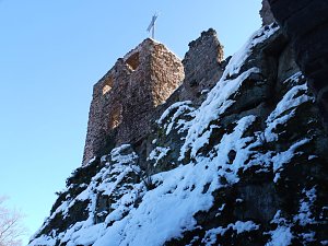 Winter auf der Ruine